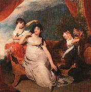  Sir Thomas Lawrence Mrs Henry Baring and her Children oil